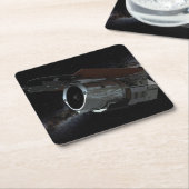 Infrarotbefragung mit großem Feld Teleskop-Raumfah Rechteckiger Pappuntersetzer (angewinkelt)