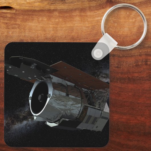 Infrarotbefragung mit großem Feld Teleskop-Raumfah Schlüsselanhänger (Rückseite)