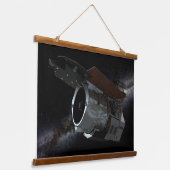 Infrarotbefragung mit großem Feld Teleskop-Raumfah Wandteppich Mit Holzrahmen (Gewinkelt)