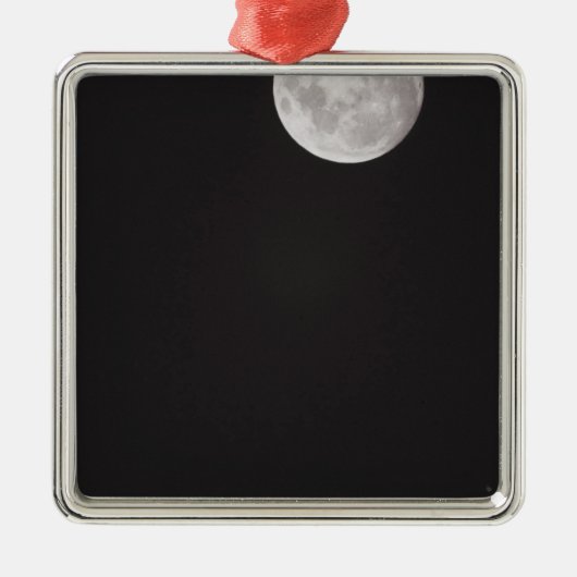 Infrarotmond Silbernes Ornament (Vorne)