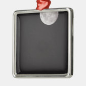 Infrarotmond Silbernes Ornament (Links)