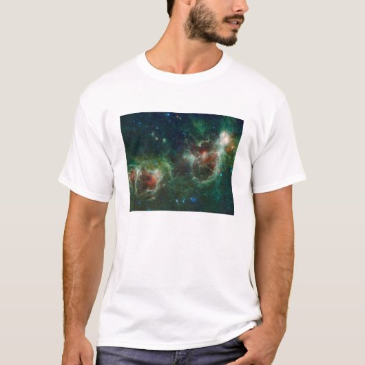 Infrarotmosaik der Herz-und Soul-Nebel T-Shirt (Vorderseite)