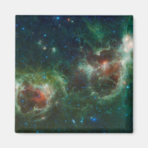 Infrarotmosaik der Herz- und Soulnebelflecke Magnet