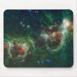 Infrarotmosaik der Herz- und Soulnebelflecke Mousepad