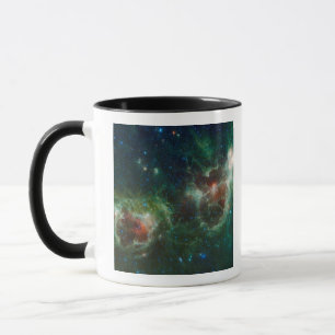 Infrarotmosaik der Herz- und Soulnebelflecke Tasse