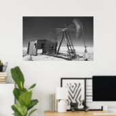 Infrarotölbohrung Poster (Heimbüro)