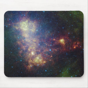 Infrarotporträt, das die Sterne und den Staub Mousepad