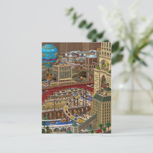 INFRASTRUKTUR POSTKARTE (Stehend Vorderseite)