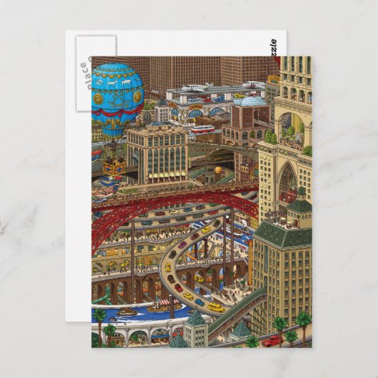 INFRASTRUKTUR POSTKARTE (Vorne/Hinten)