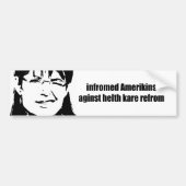 infromed amerikins aginst helth kare refrom autoaufkleber (Vorne)
