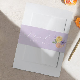 Infusion mit Liebe Cocktail Citrus Florals Lavende Einladungsbanderole