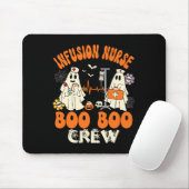 Infusion Nurse Boo Crew Halloween Nurse Ghost Kost Mousepad (Mit Mouse)