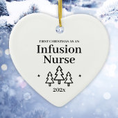 Infusion Nurse First Christmas Ornament