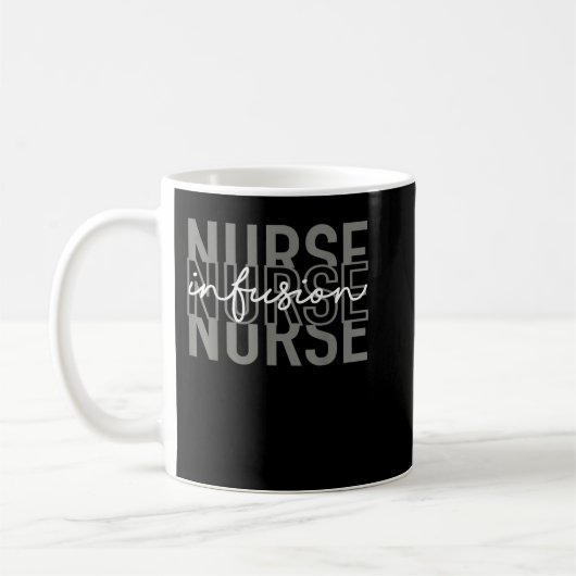 Infusion Nurse Intravenöse IV Therapie Onkologie N Kaffeetasse (Links)