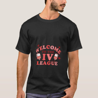 Infusion Nurse IV Liga Chemo Pflege RN Valentin T-Shirt
