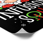 Infusion Nurse Squad Santa Stethoscope Nurse Chris Poster (Ecke)