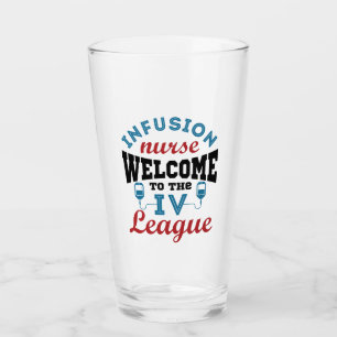 Infusion Nurse Willkommen bei der I.V. Liga Glas