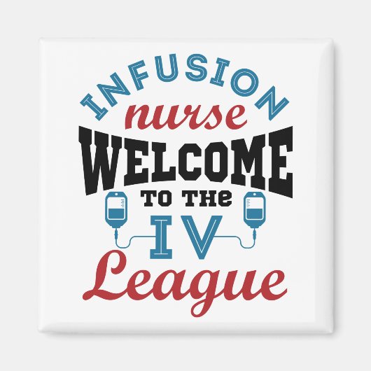 Infusion Nurse Willkommen bei der I.V. Liga Magnet (Vorne)