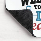 Infusion Nurse Willkommen bei der I.V. Liga Mousepad (Ecke)