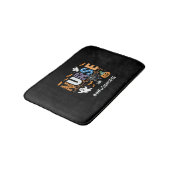 Infusion Nursing Stethoscope Halloween Essen Badematte (Schrägansicht)