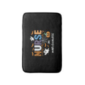 Infusion Nursing Stethoscope Halloween Essen Badematte (Vorderseite Vertikal)