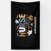 Infusion Nursing Stethoscope Halloween Essen Banner (Vertikal)