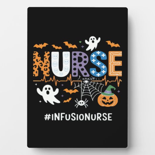 Infusion Nursing Stethoscope Halloween Essen Fotoplatte (Vorderseite)