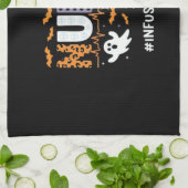 Infusion Nursing Stethoscope Halloween Essen Geschirrtuch (Gefaltet)