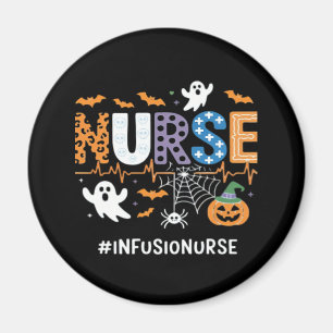 Infusion Nursing Stethoscope Halloween Essen Magnet