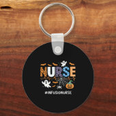 Infusion Nursing Stethoscope Halloween Essen Schlüsselanhänger (Vorderseite)