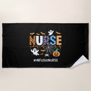 Infusion Nursing Stethoscope Halloween Essen Strandtuch
