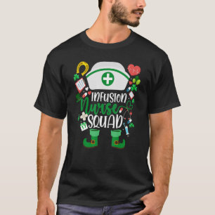 Infusion Nursquad Nursing Leprechaun St Patrick T-Shirt