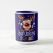 Infusion Squad Christmas – Festive Reindeer Design Tasse (Zentrum)