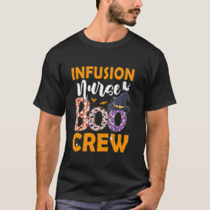 Infusionskrankenschwester Boo Crew Spuk Boo Geist T-Shirt