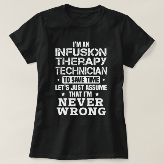 Infusionstherapie T-Shirt (Design vorne)