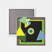 ''Infux of Triangle'' by Bruce Tunis Magnet (Vorderseite/Rückseite)