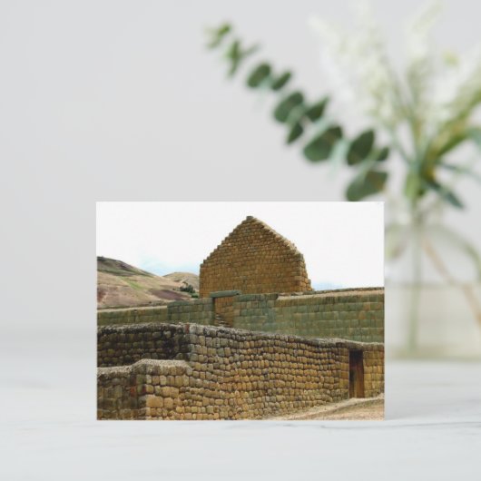 Ingapirca-Inka-Ruinen, Ecuador Postkarte (Stehend Vorderseite)