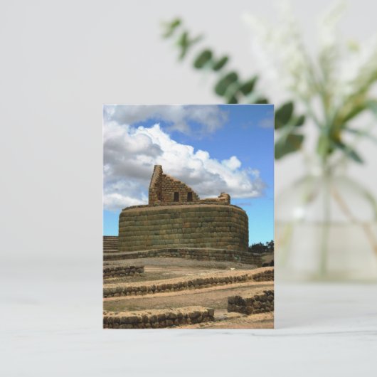 Ingapirca-Inka-Ruinen, Ecuador Postkarte (Stehend Vorderseite)