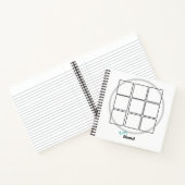 IngBoard 8.5"x8.5" SpiralNotebook Notizblock (Innenseite)