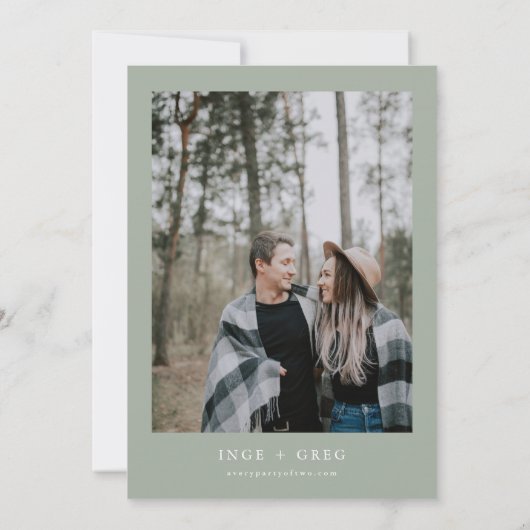 INGE skandinavische Weihnachtsfeiertage Einladung (Rückseite)