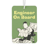 Ingenieur an Bord Autolufterfrischer (Rückseite)