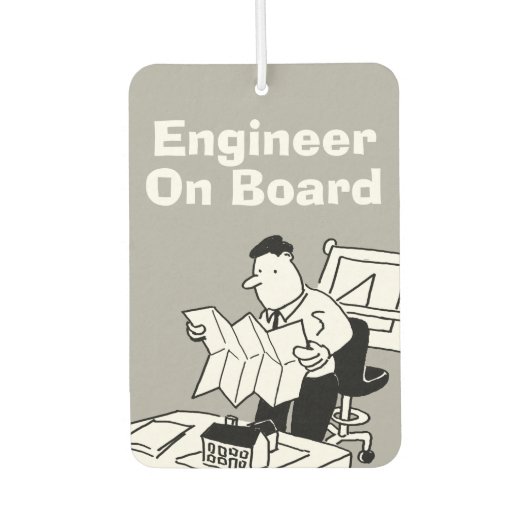 Ingenieur an Bord Autolufterfrischer (Vorderseite)