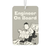Ingenieur an Bord Autolufterfrischer (Rückseite)