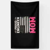Ingenieur Art Proud Engineer Mama Banner (Vertikal)