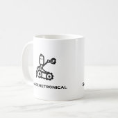Ingenieur Bot Gadgemetronic Kaffeetasse (Vorderseite Links)