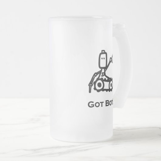 Ingenieur-Bot-Got Mattglas Bierglas (VorderseiteRechts)