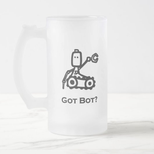 Ingenieur-Bot-Got Mattglas Bierglas (Links)
