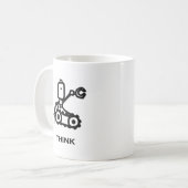 Ingenieur Bot Think Kaffeetasse (Vorderseite Links)