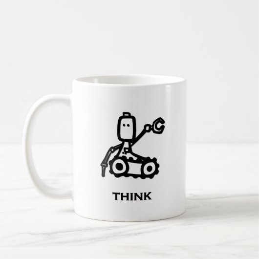 Ingenieur Bot Think Kaffeetasse (Links)