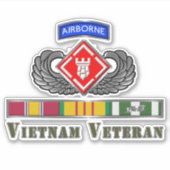 Ingenieur Brigade Vietnam Veteran Aufkleber (Vorderseite)